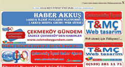 Desktop Screenshot of haberakkus.com